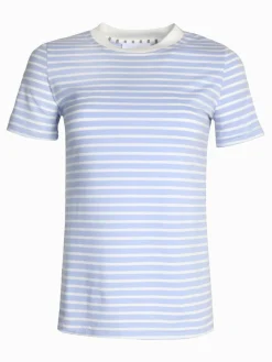 Paris Striped Tee Sky - FINAL SALE