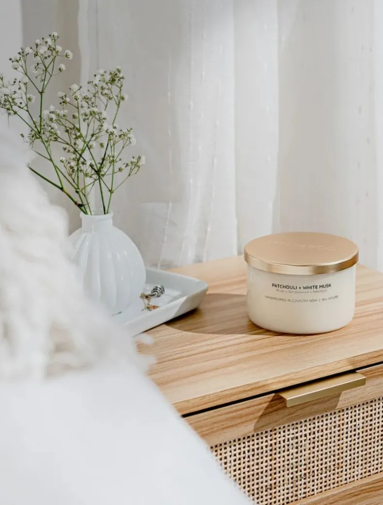 Patchouli u0026 White Musk Soy Candle