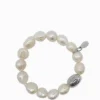 Pearl Bracelet Silver Bean