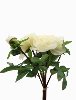 Peony Bouquet 32cm Ivory