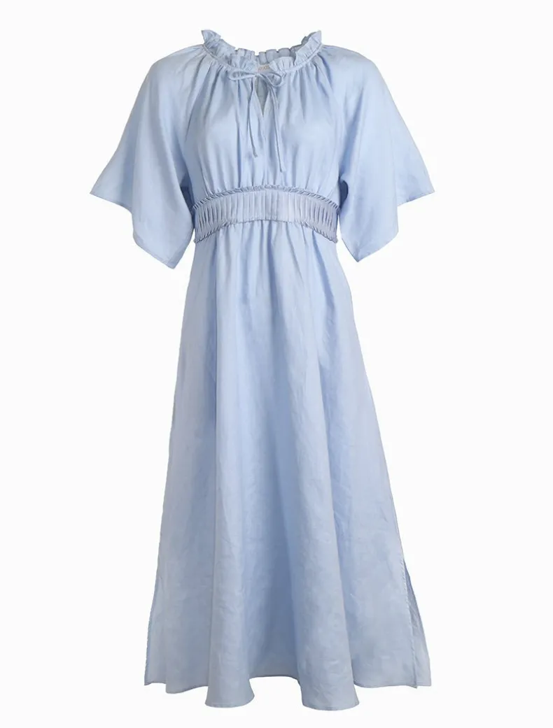 Peony Dress Sky - FINAL SALE