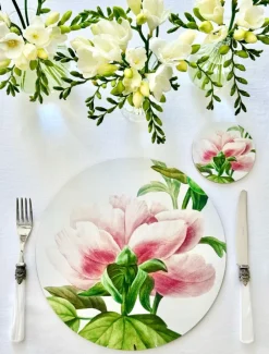 Peony Placemats (Set of 4)