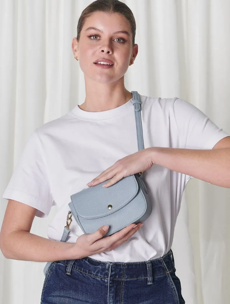 Posy Cross Body Bag Dusty Blue - FINAL SALE