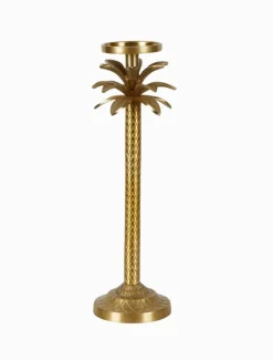 Raffles Palm Candle Stick Gold Medium