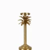 Raffles Palm Candle Stick Gold Small