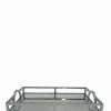 Rectangle Arch Handle Tray Silver Small
