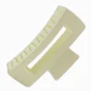 Rectangle Claw Clip Ivory