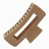Rectangle Claw Clip Mocha