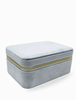 Rectangle Jewellery Case Blue