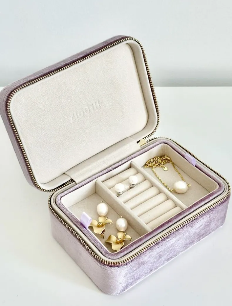 Rectangle Jewellery Case Lilac
