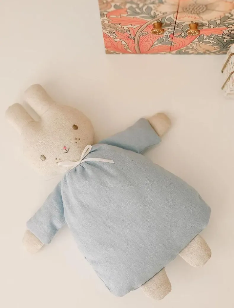 Riley Bunny Rattle Blue