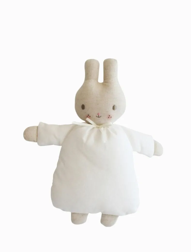 Riley Bunny Rattle Ivory