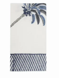 Ritchie Palms Napkin Blue (Set of 4)