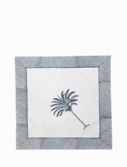 Ritchie Palms Napkin Blue (Set of 4)