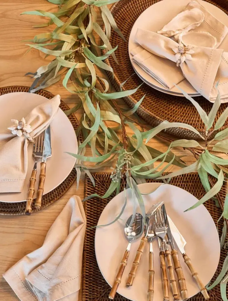 Saigon 16 Piece Bamboo Cutlery Set