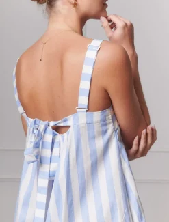 Sarah Striped Sundress Blue - FINAL SALE