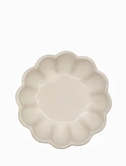 Scallop Bowl White Large