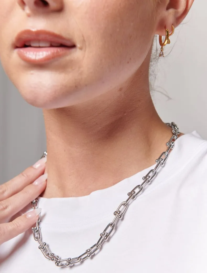 Silver Link Necklace