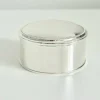 Silver Plated Round Box