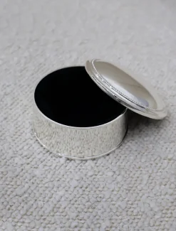 Silver Plated Round Box