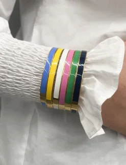 Skinny Bangle White