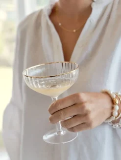 Soiree Crystal Coupes Clear (Set of 2)