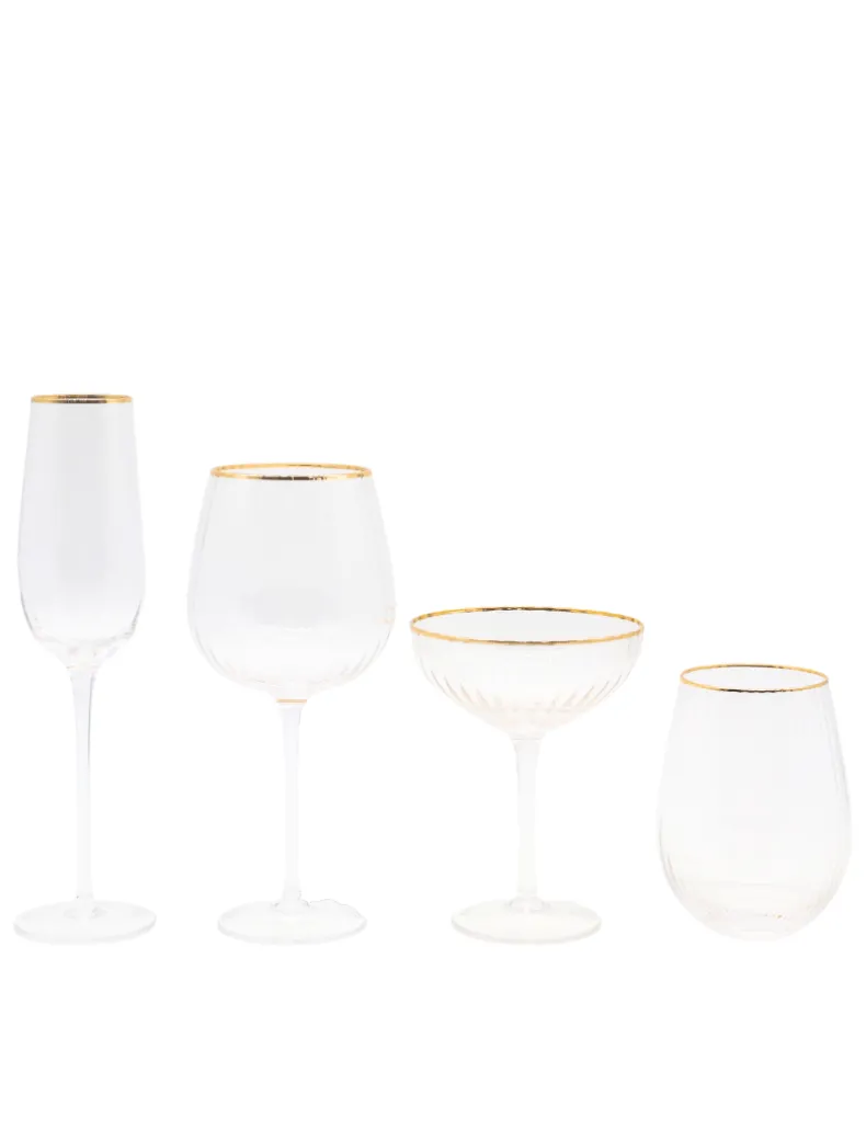 Soiree Crystal Coupes Clear (Set of 2)