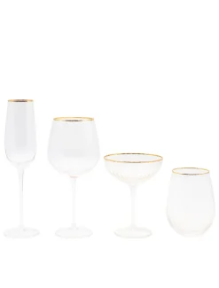 Soiree Crystal Gin Tumblers Clear (Set of 2)