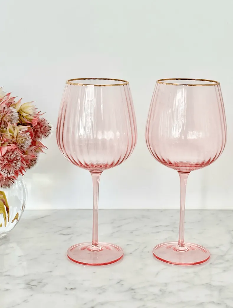 Soiree Crystal Spritz Balloons Pink (Set of 2)