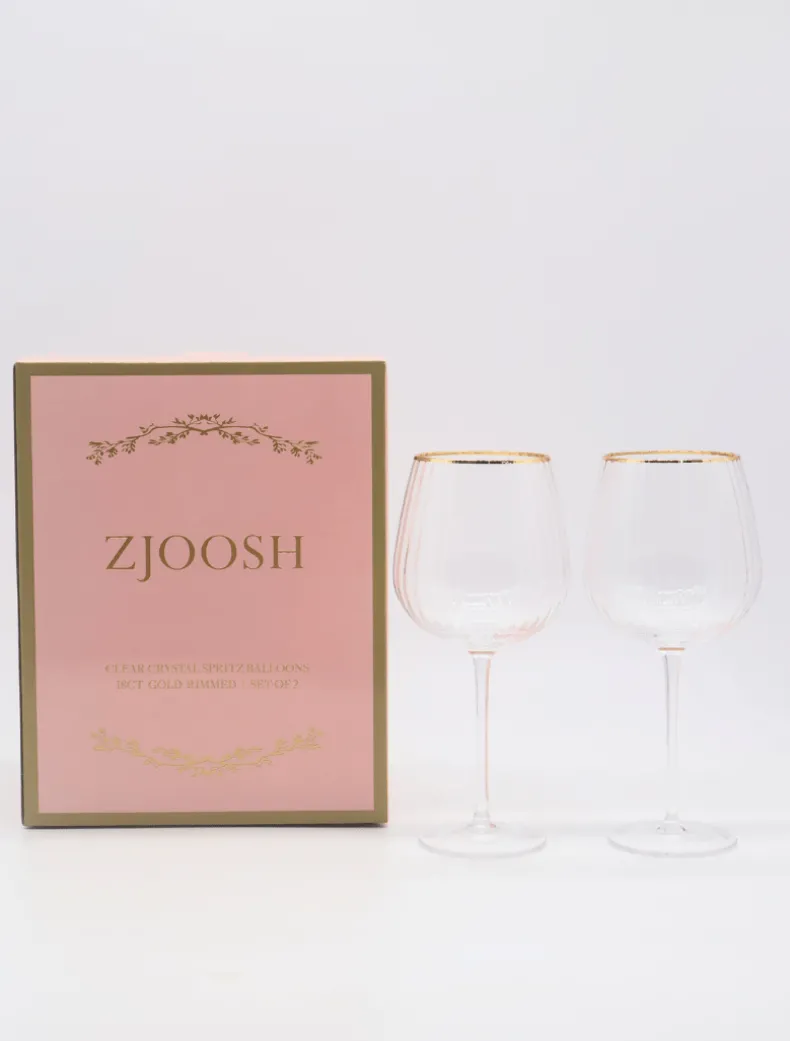 Soiree Crystal Spritz Balloon Clears (Set of 2)