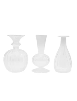Soiree Trio of Vases Clear