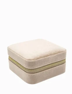 Square Jewellery Case Champagne