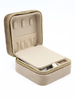 Square Jewellery Case Champagne