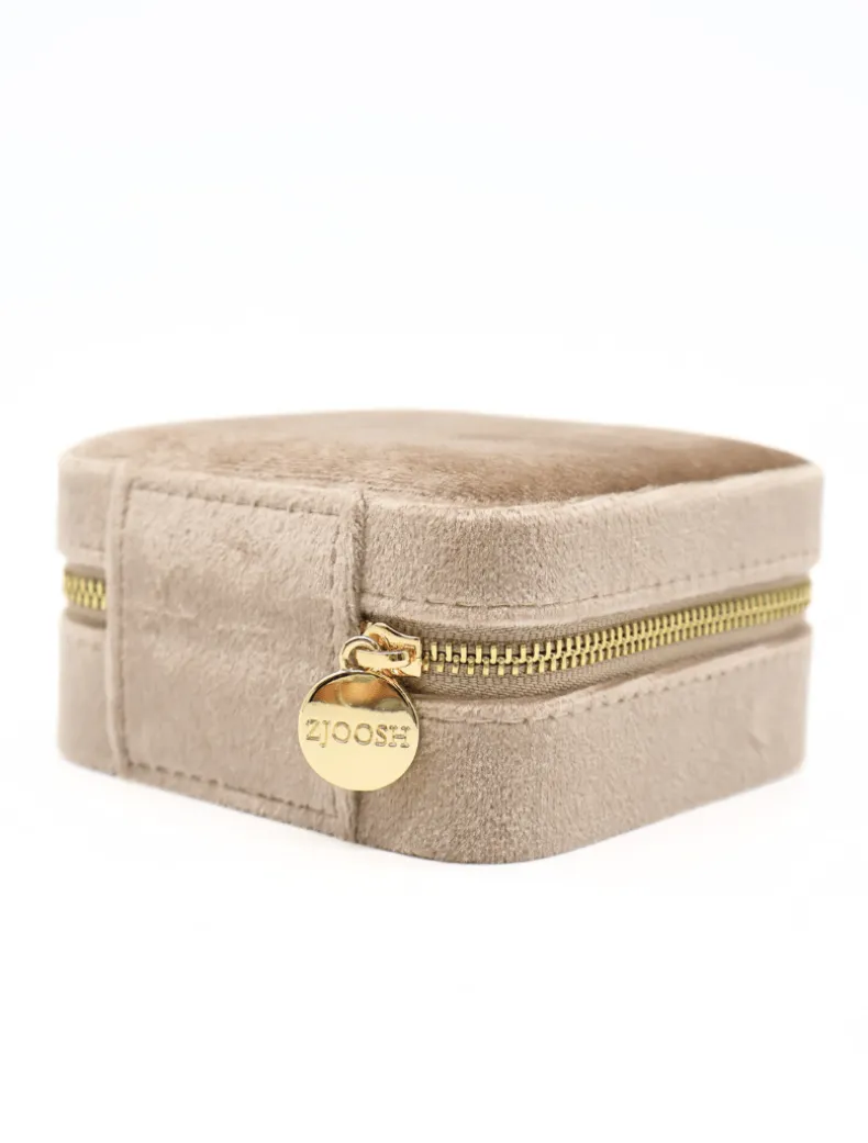 Square Jewellery Case Champagne