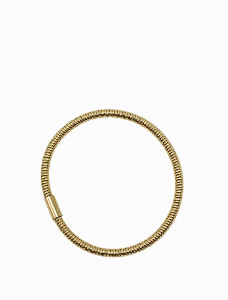 Stainless Mesh Bracelet Gold