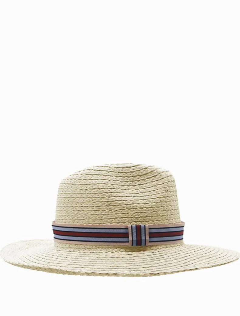 Summer Fedora Blue Stripe
