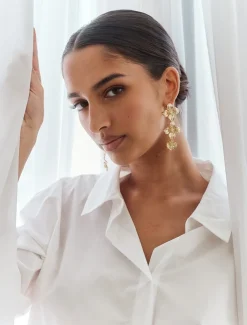 Symposium Chain Blooms Earrings