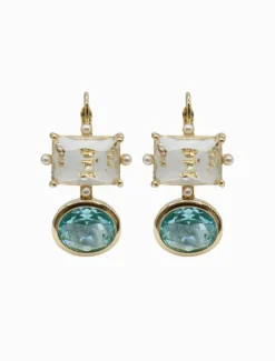Symposium Daphne Aquarmarine Drop Earrings