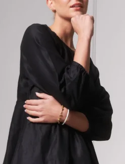 Tabby Long Sleeved Dress Black - FINAL SALE