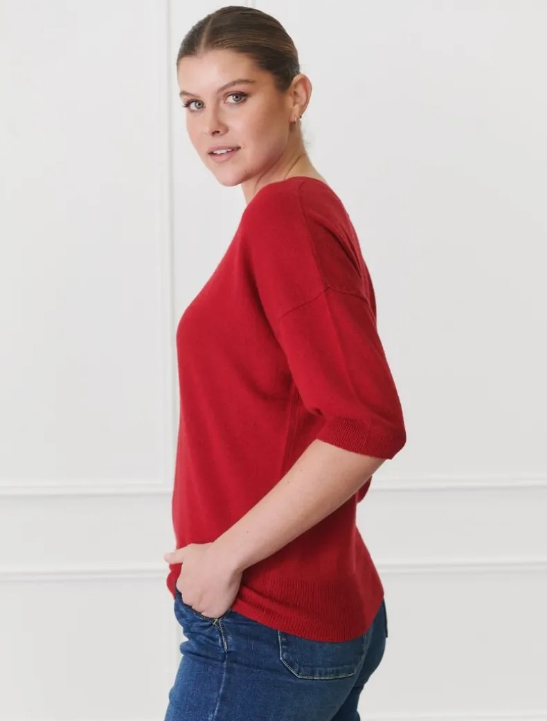Tara Knit Red