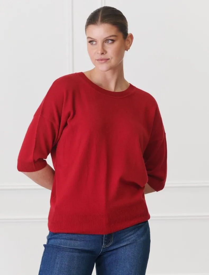 Tara Knit Red