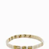 Tila Bracelet Beige and Gold