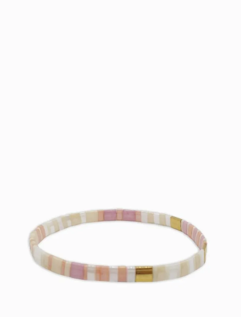 Tila Bracelet Pink and Gold
