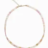 Tila Necklace Pink and Gold