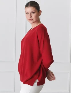 Vanessa Cashmere Jumper Rosewood