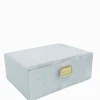 Velvet Jewellery Box Blue