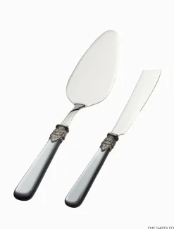 Verona 2 Piece Cake Server Grey