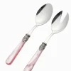 Verona 2 Piece Salad Server Pink
