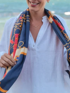 Vintage Belt Silk Scarf