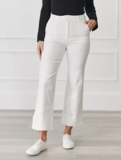 Wanda Denim Pant White